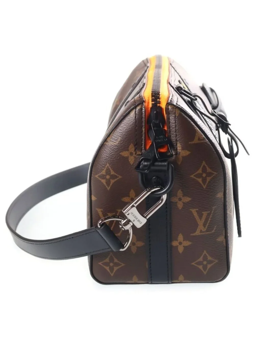Louis Vuitton LV Lens City Keepall Shoulder Bag Leather Monogram